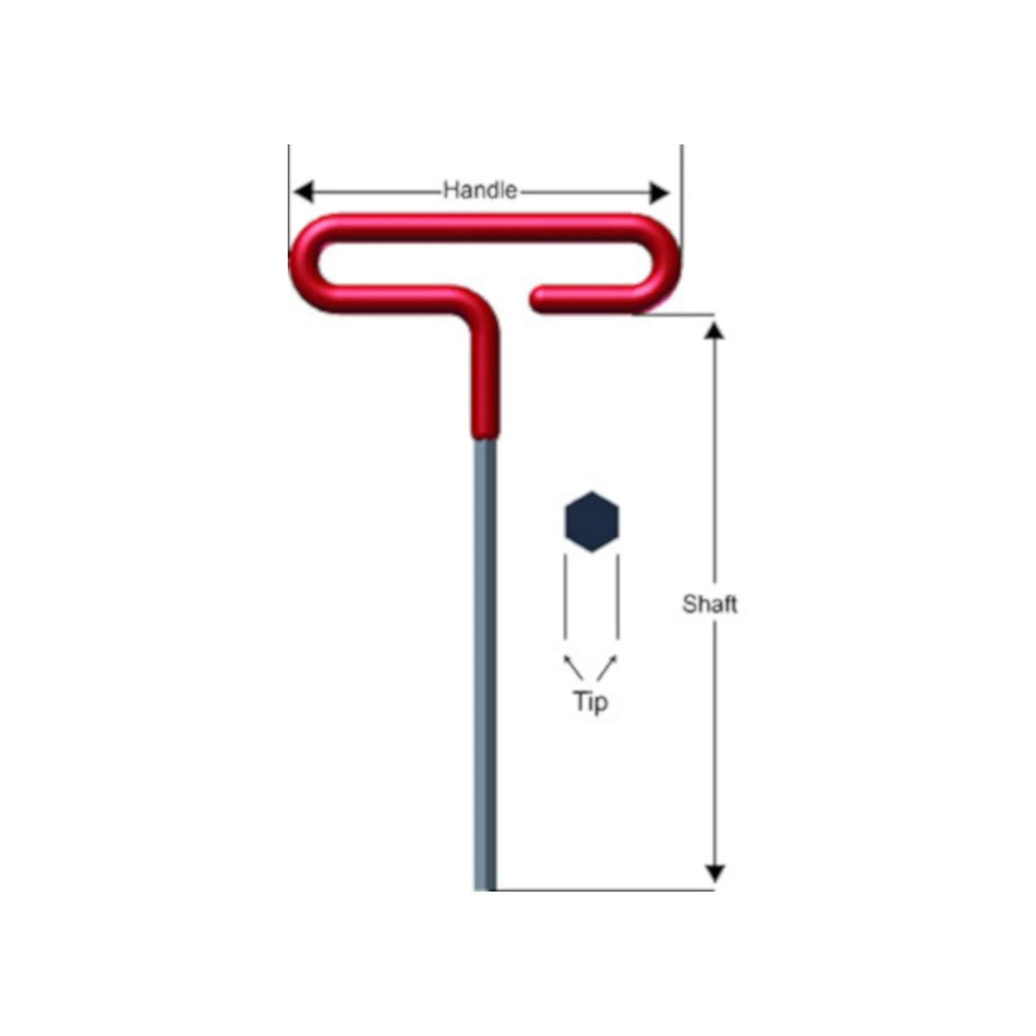 Eklind 2.5 - 6 Mm Metric T-Handle T-Handle Hex Key 5 Pc 3 Eklind 2.5 - 6 Mm Metric T-Handle T-Handle Hex Key 5 Pc - Image 3