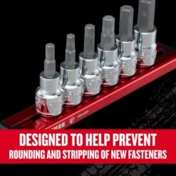 Craftsman V-Series X-Tract Technology 3/8 In. Drive Metric Hex Bit Socket Set 6 Pc -Irwin Store bc5e41b0 109b 49ed b87f 8e5c09ea79e3