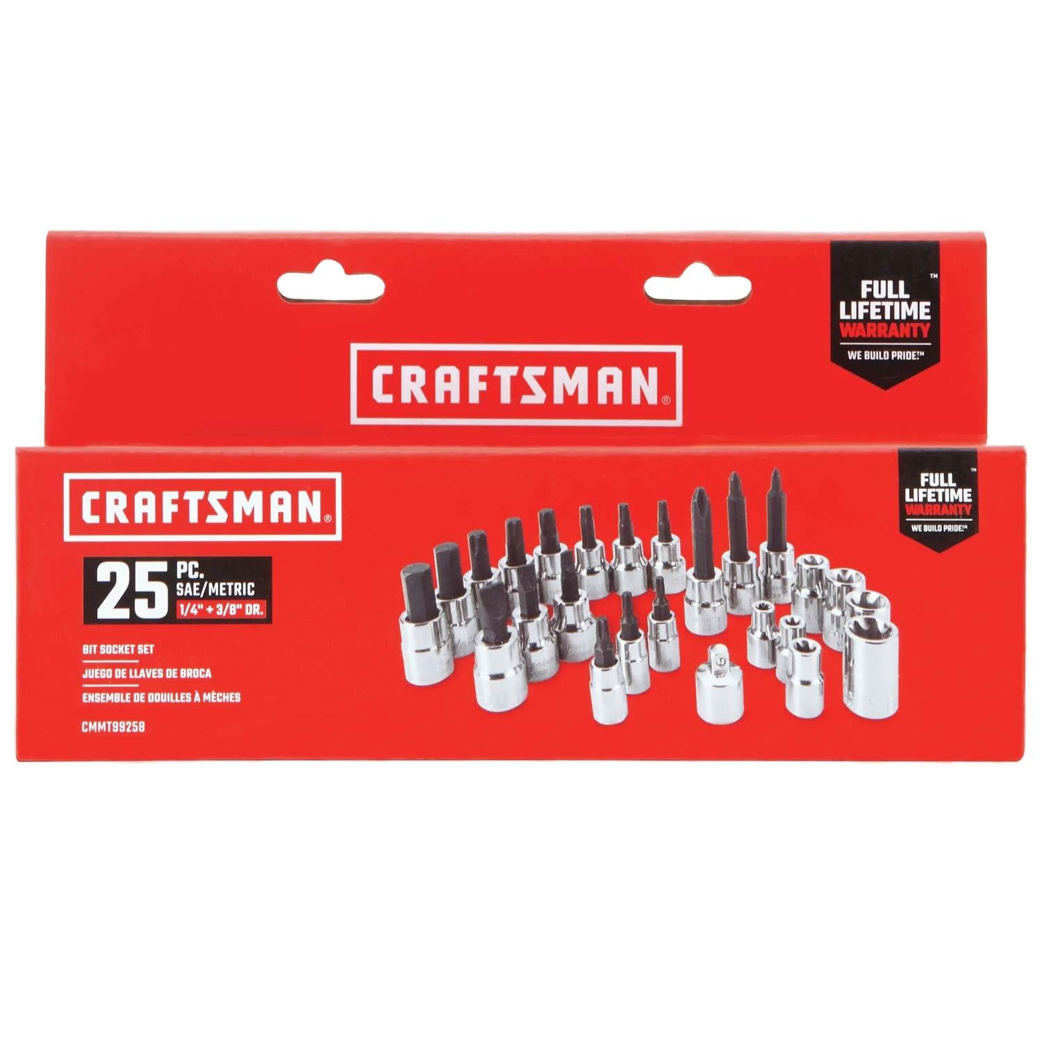 Craftsman 1/4 And 3/8 In. Drive 6 Point Socket And Bit Set 25 Pc 2 Craftsman 1/4 And 3/8 In. Drive 6 Point Socket And Bit Set 25 Pc - Image 2