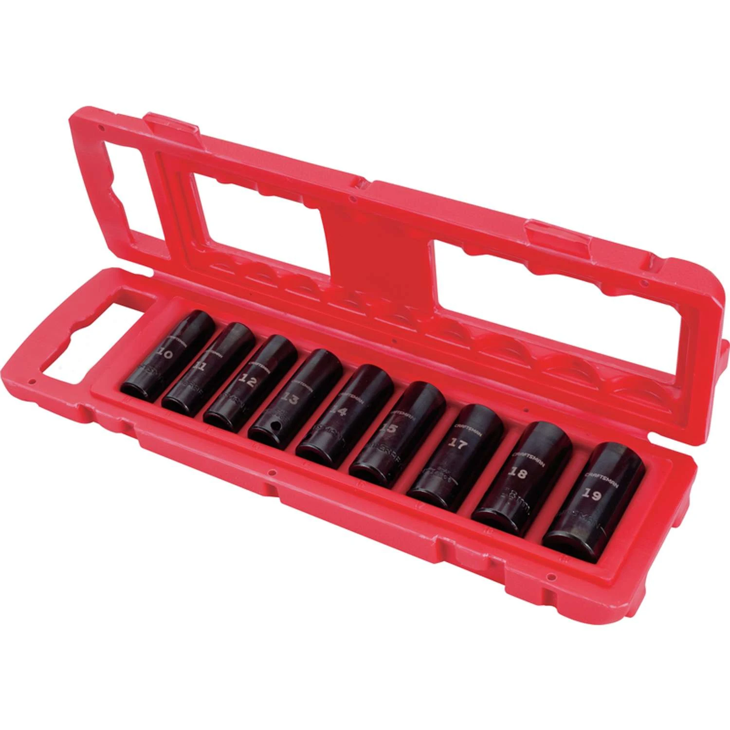 Craftsman 3/8 In. Drive Metric 6 Point Deep Socket Set Deep Impact Socket Set 9 Pc 3 Craftsman 3/8 In. Drive Metric 6 Point Deep Socket Set Deep Impact Socket Set 9 Pc - Image 3