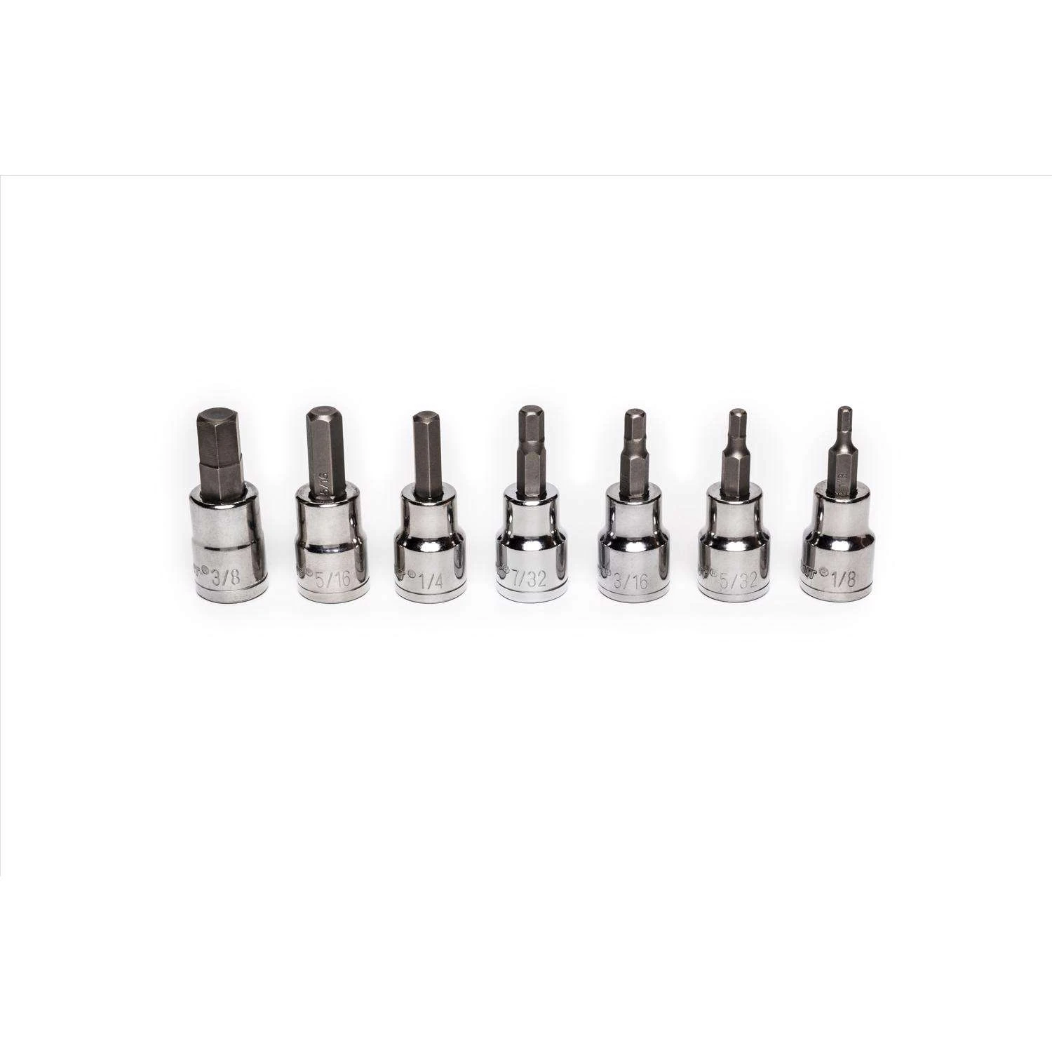 Crescent Assorted Sizes X 3/8 In. Drive SAE 6 Point Hex Bit Socket Set 7 Pc 1 Crescent Assorted Sizes X 3/8 In. Drive SAE 6 Point Hex Bit Socket Set 7 Pc