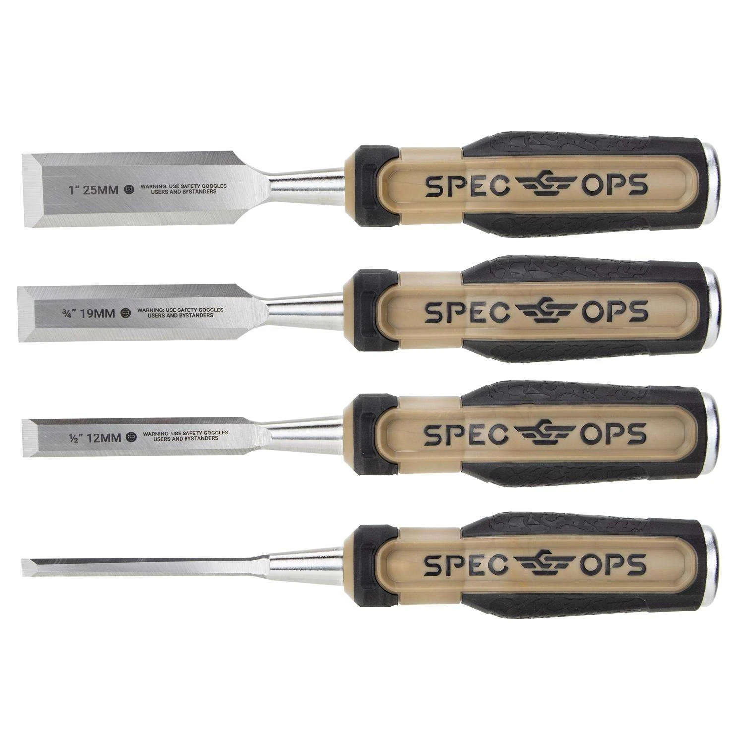 Spec Ops 4-1/4 In. L Wood Chisel Set 1 Pc 3 Spec Ops 4-1/4 In. L Wood Chisel Set 1 Pc - Image 3