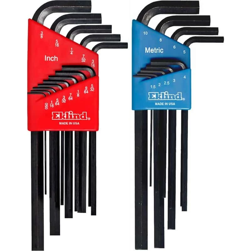Eklind Hex-L Assorted Metric And SAE Long Arm Hex L-Key Set 22 Pc 1 Eklind Hex-L Assorted Metric And SAE Long Arm Hex L-Key Set 22 Pc