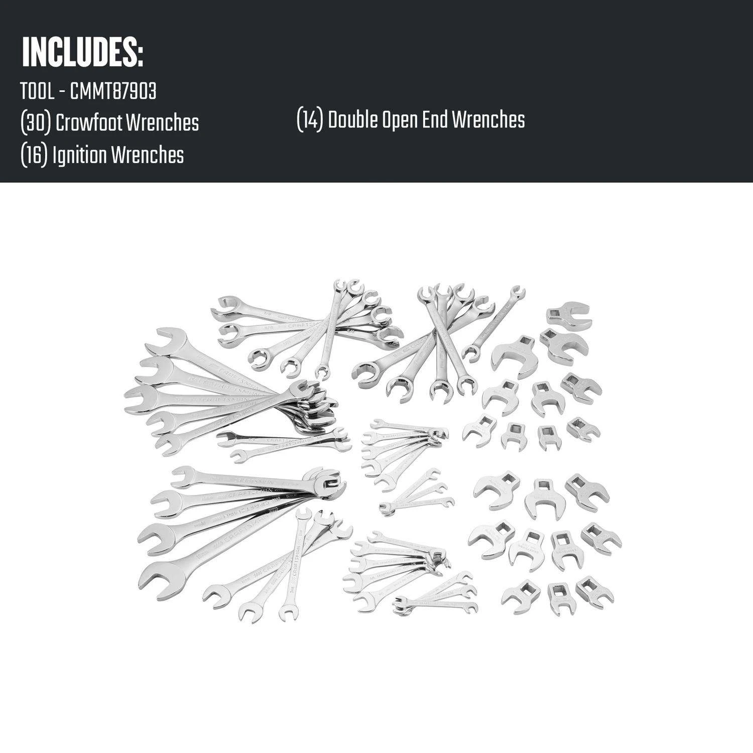 Craftsman Metric And SAE Wrench Set 60 Pc 2 Craftsman Metric And SAE Wrench Set 60 Pc - Image 2