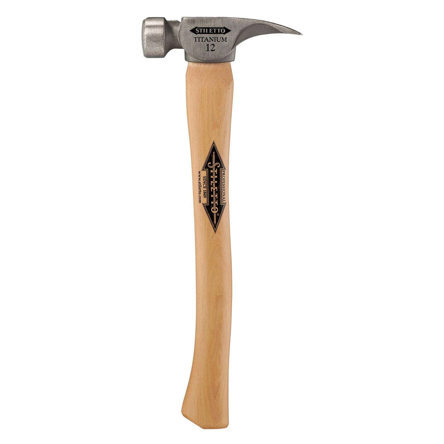 Stiletto 12 Oz Smooth Face Framing Hammer 18 In. Hickory Handle 1 Stiletto 12 Oz Smooth Face Framing Hammer 18 In. Hickory Handle