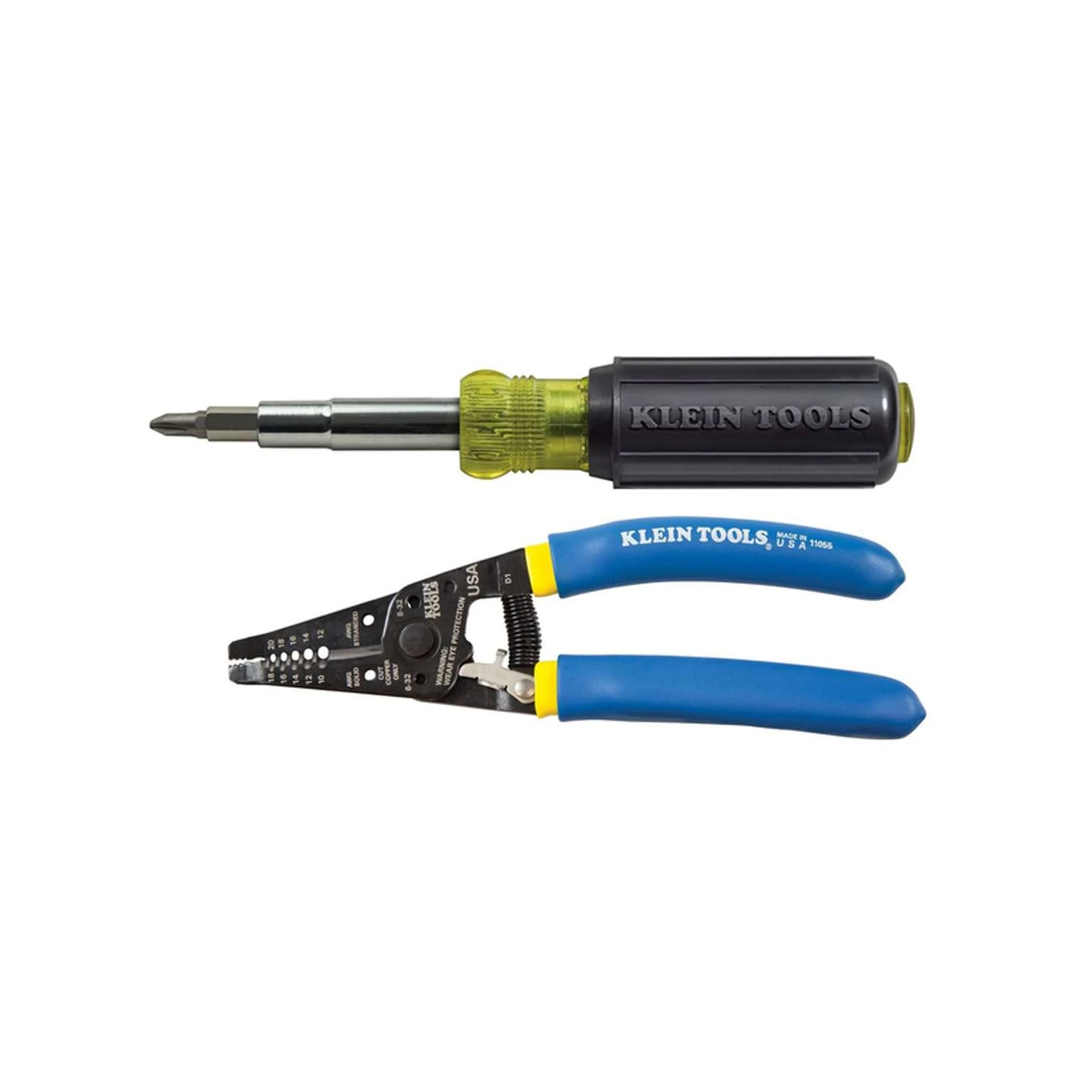Klein Tools Multi-Bit Screwdriver/Wire Stripper Set 3 Klein Tools Multi-Bit Screwdriver/Wire Stripper Set - Image 3