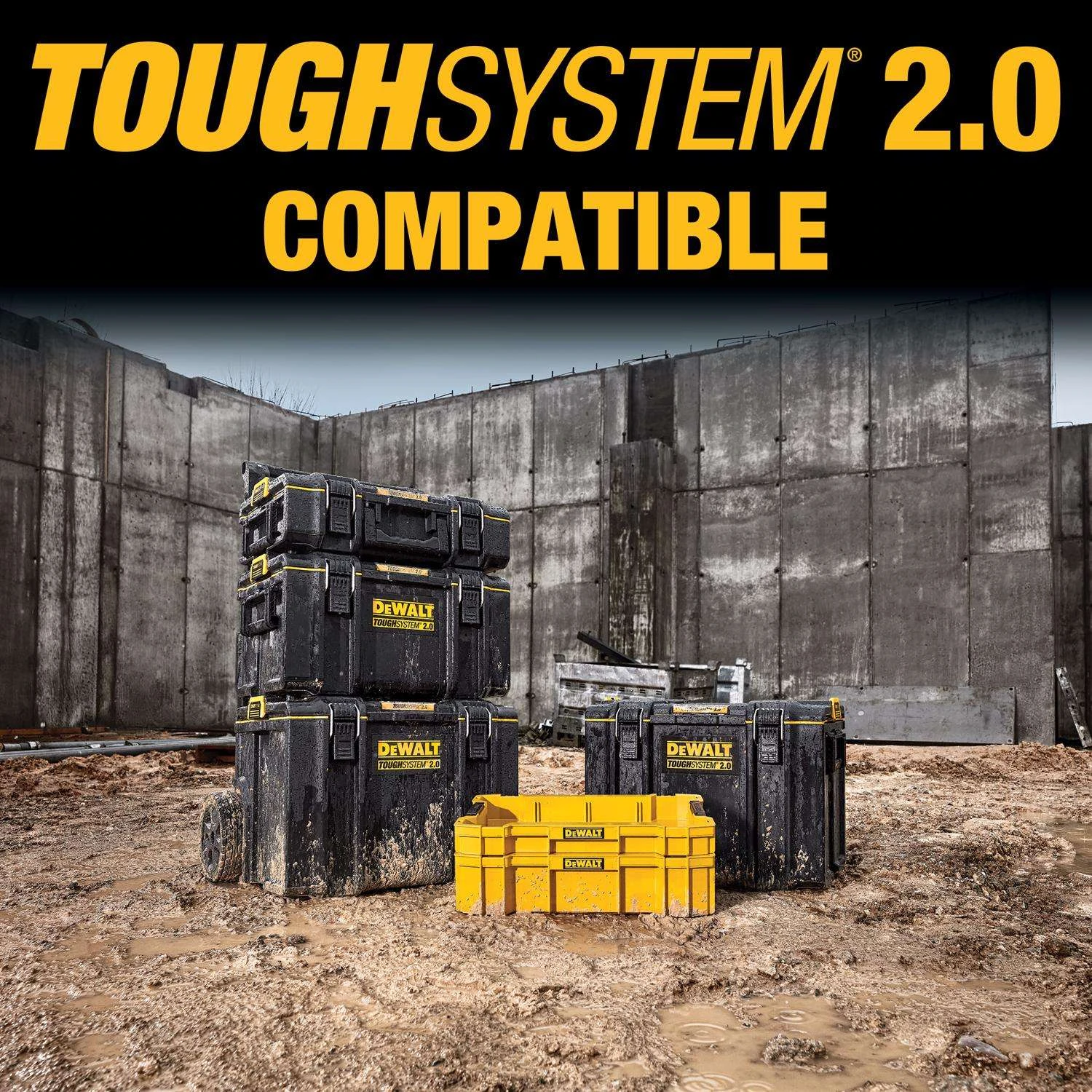 DeWalt ToughSystem 3/8 In. Drive Metric/SAE Socket And Adapter Set 37 Pc 4 DeWalt ToughSystem 3/8 In. Drive Metric/SAE Socket And Adapter Set 37 Pc - Image 4