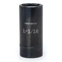 Craftsman 1-1/16 In. X 1/2 In. Drive SAE 6 Point Deep Deep Impact Socket 1 Pc