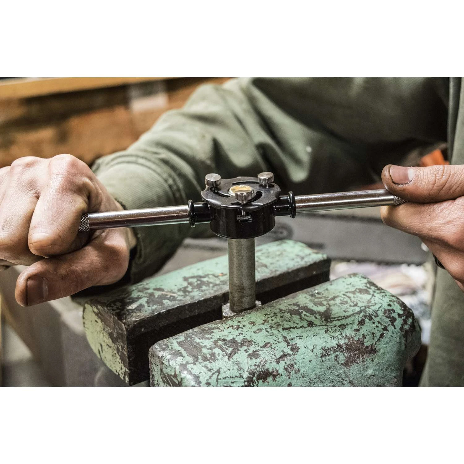 Century Drill & Tool Carbon Steel SAE Hexagon Die 9/16-18 NF 1 Pc 2 Century Drill & Tool Carbon Steel SAE Hexagon Die 9/16-18 NF 1 Pc - Image 2