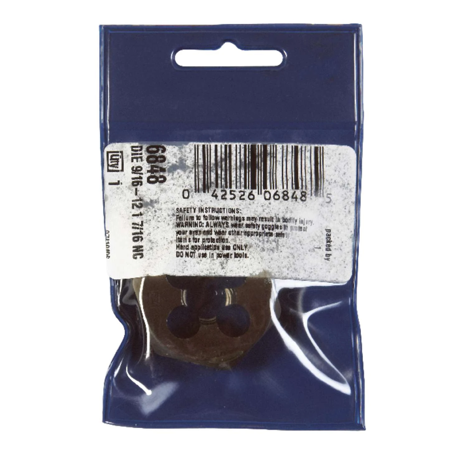 Irwin Hanson High Carbon Steel SAE Hexagon Die 9/16 In. 1 Pc 1 Irwin Hanson High Carbon Steel SAE Hexagon Die 9/16 In. 1 Pc